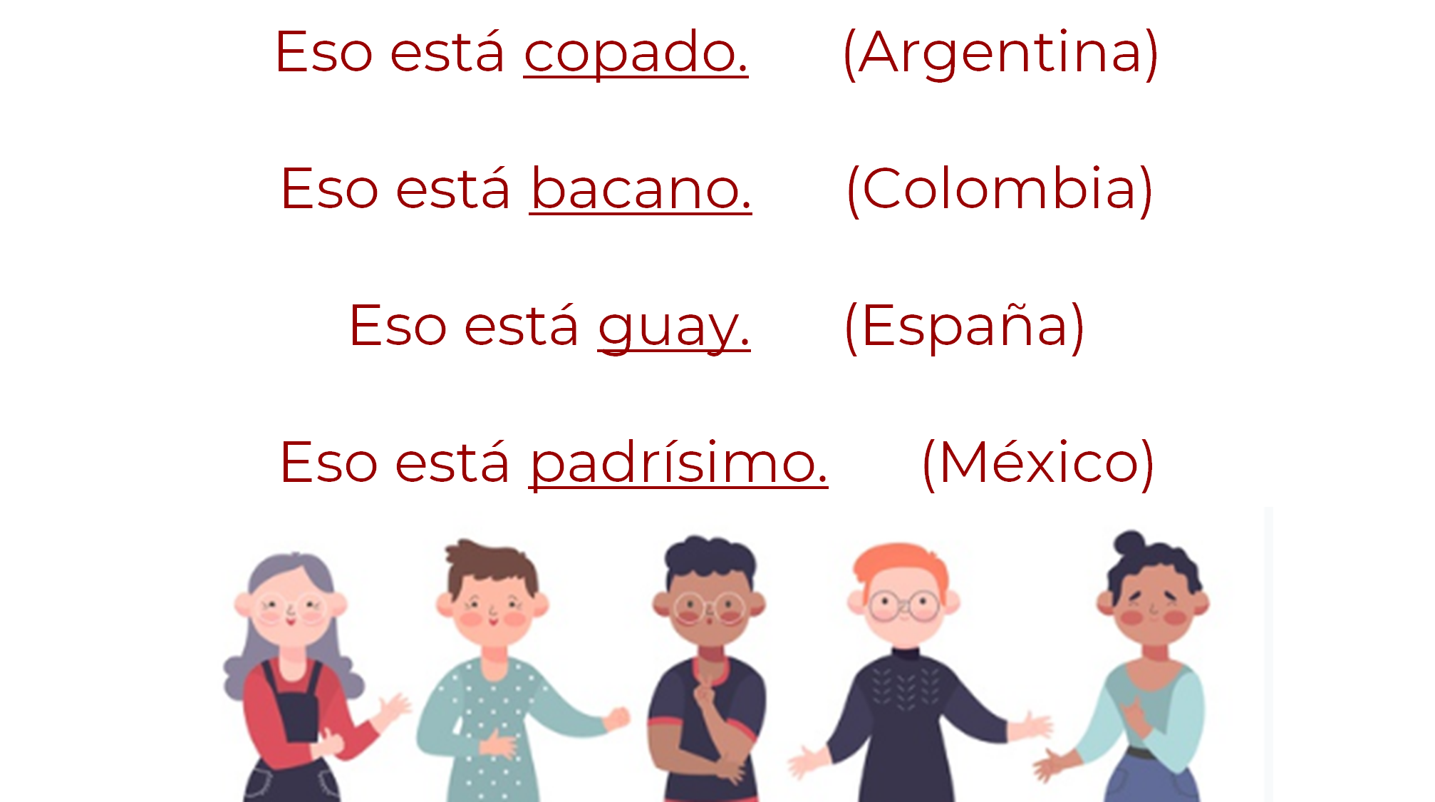 La variedad de las expresiones en español – Aprende en Casa