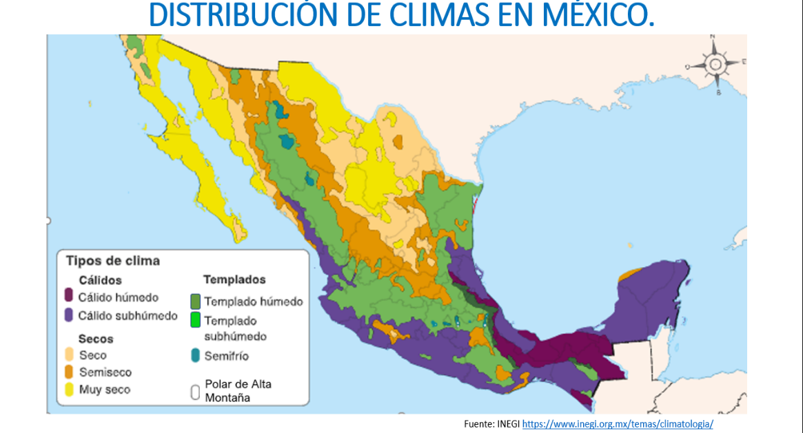 Importancia de los climas en México - Nueva Escuela Mexicana Digital