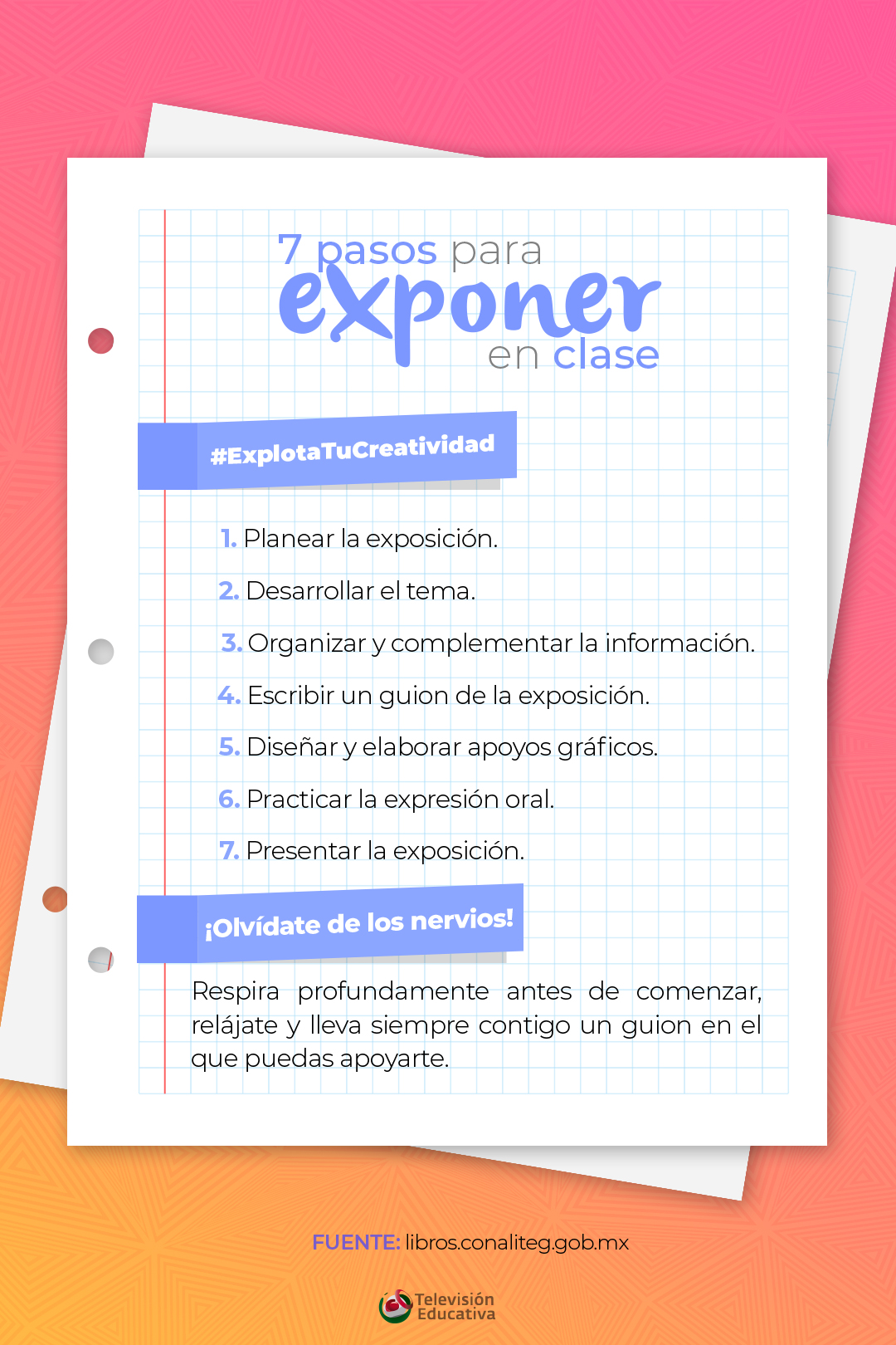 7 Pasos Para Exponer En Clase Nueva Escuela Mexicana