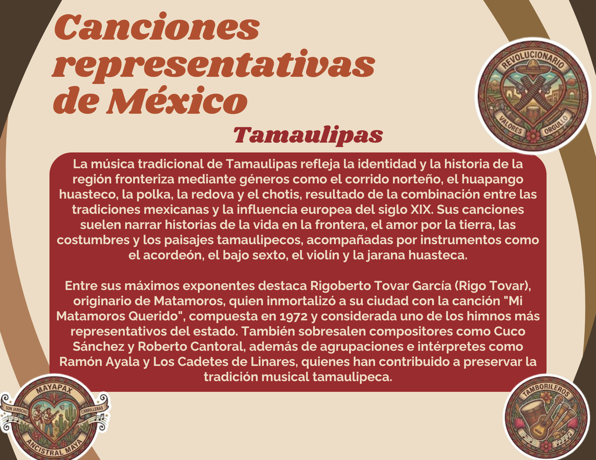 Canciones representativas de México - Tamaulipas