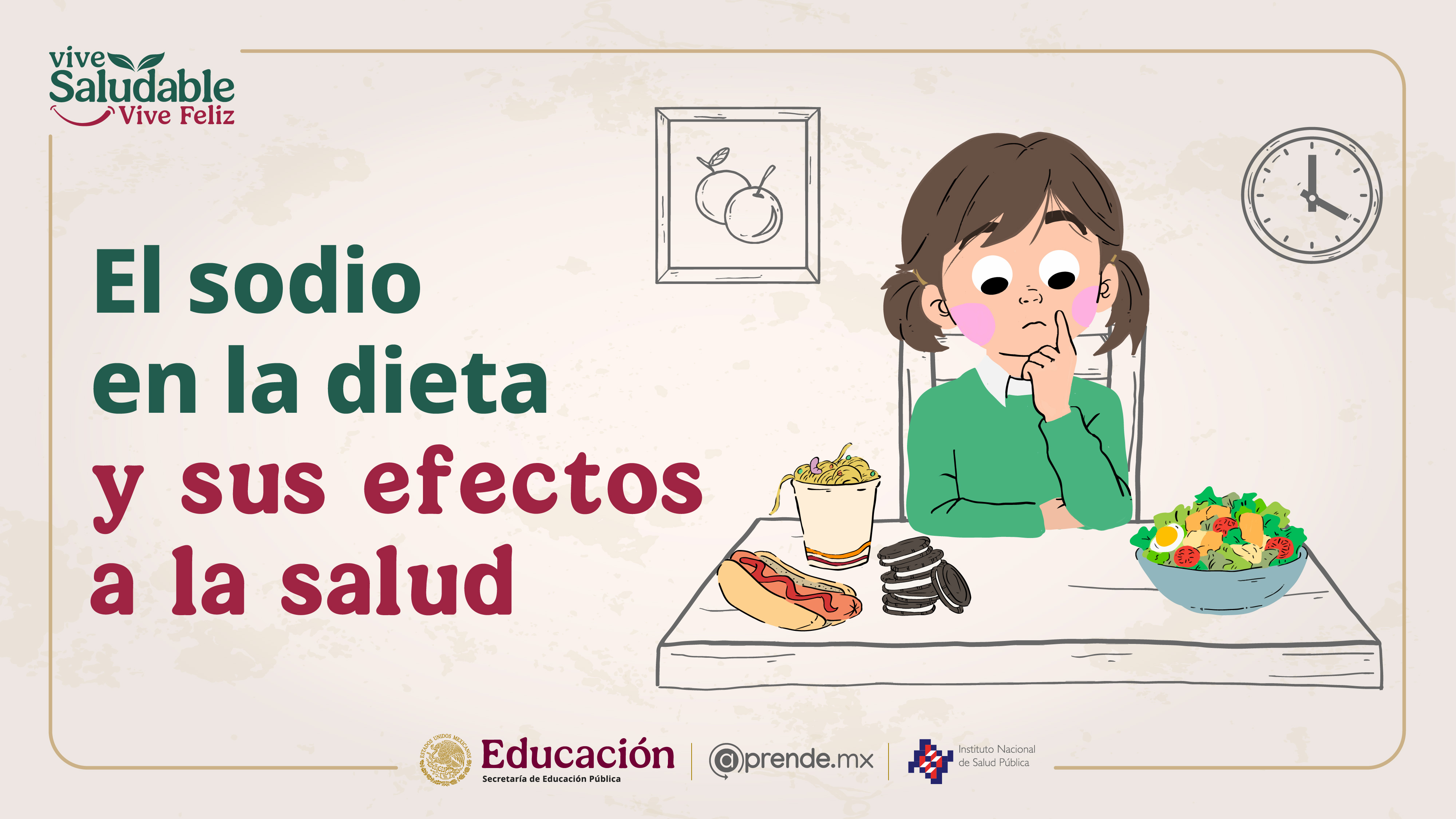 El sodio en la dieta y sus efectos a la salud 