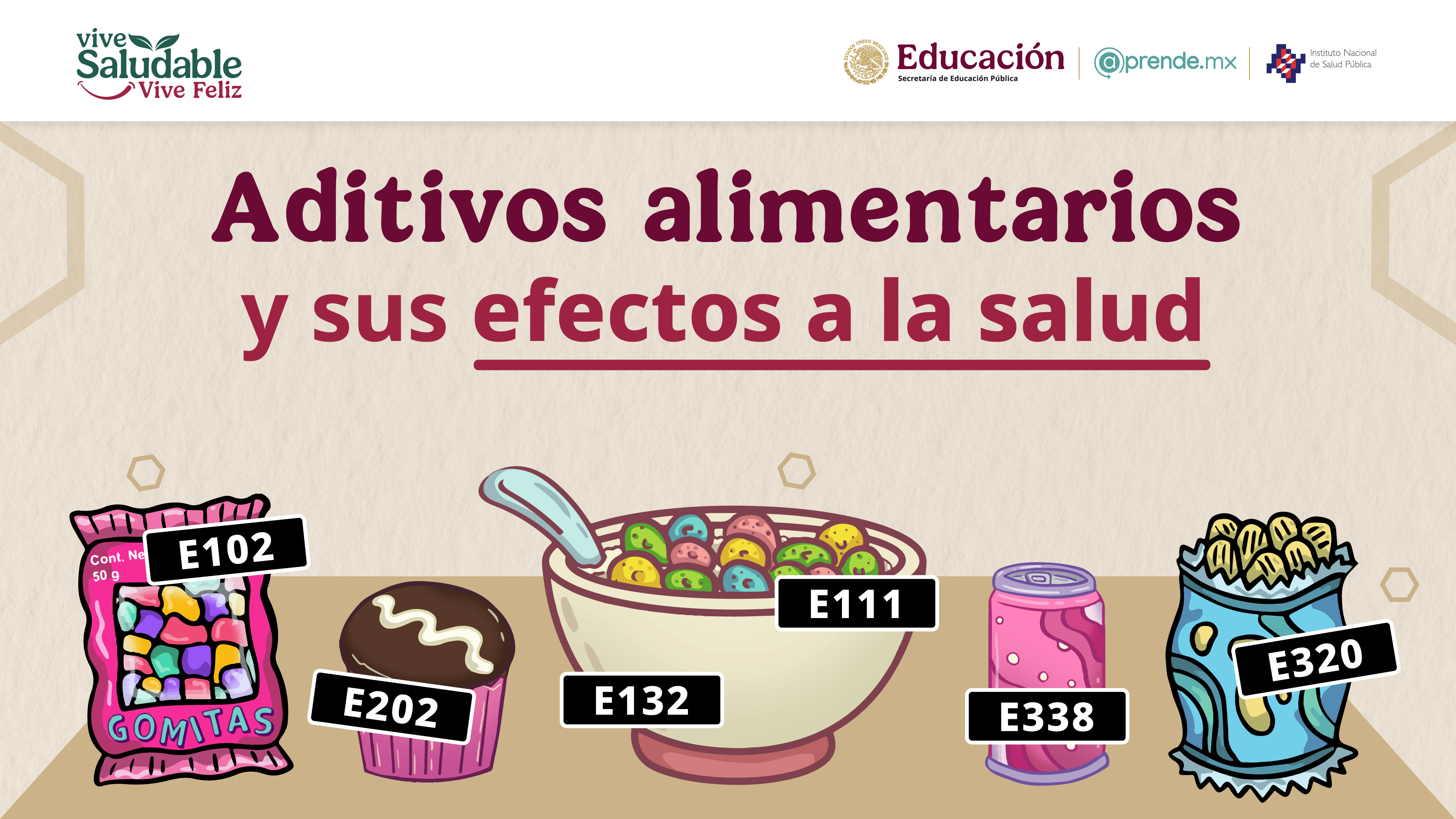 Aditivos alimentarios y sus efectos a la salud