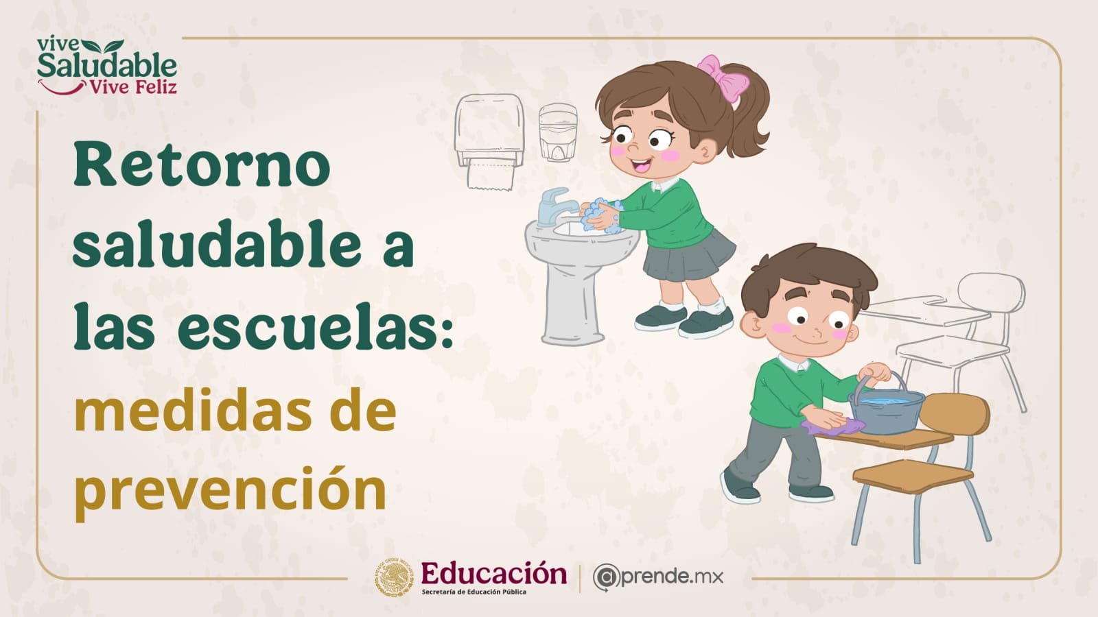 Retorno saludable a las escuelas: medidas de prevención