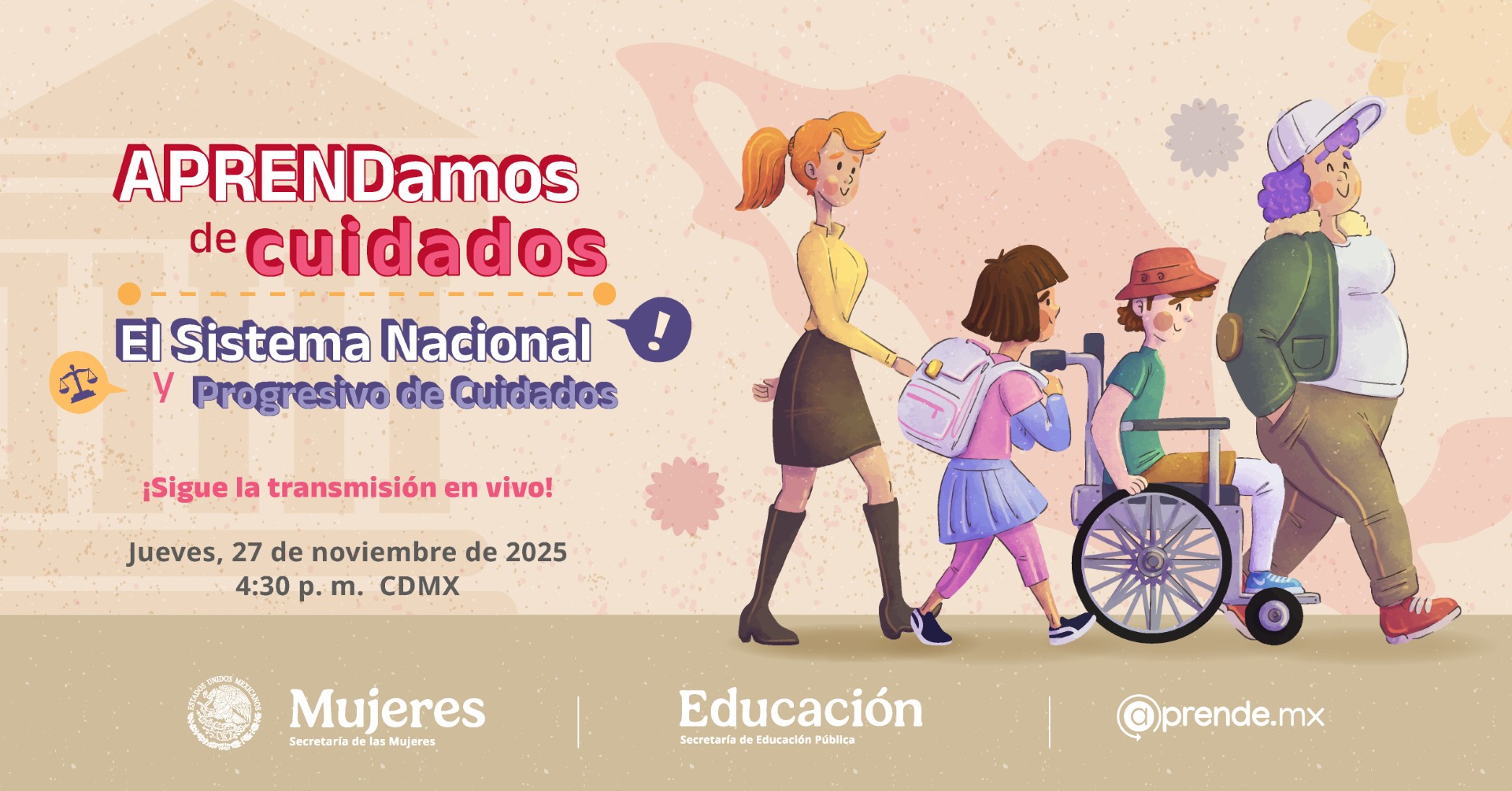 Aprendamos de cuidados: El Sistema Nacional y Progresivo de Cuidados